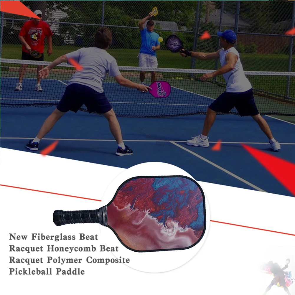 Новый Pickleball Paddle цветной Стеклопластик Beat ракетка соты Beat ракетка полимерный композитный Pickleball Paddle