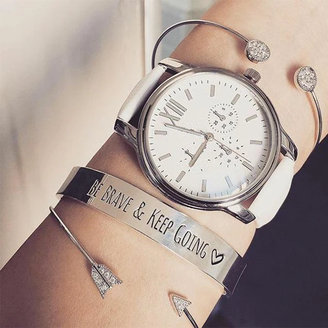 Crystal Arrow Bracelet For Women Be Brave Femme Bracelets Crystal Arrow Bracelet For Women Be Brave Femme Bracelets Bangles Pulseira Feminina Pulseras Bileklik