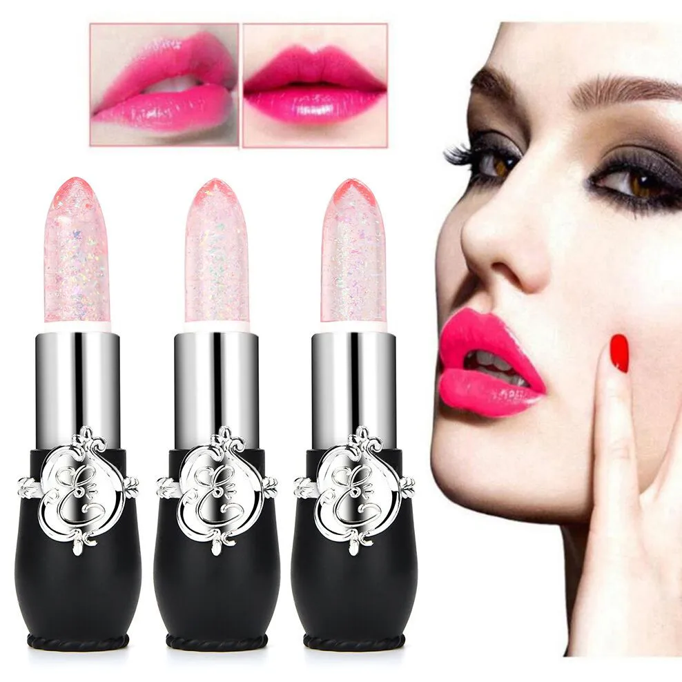 

1Pcs Beauty Bright Crystal Jelly Lipstick Magic Temperature Change Color Lip Balm Makeup 5.21DJL