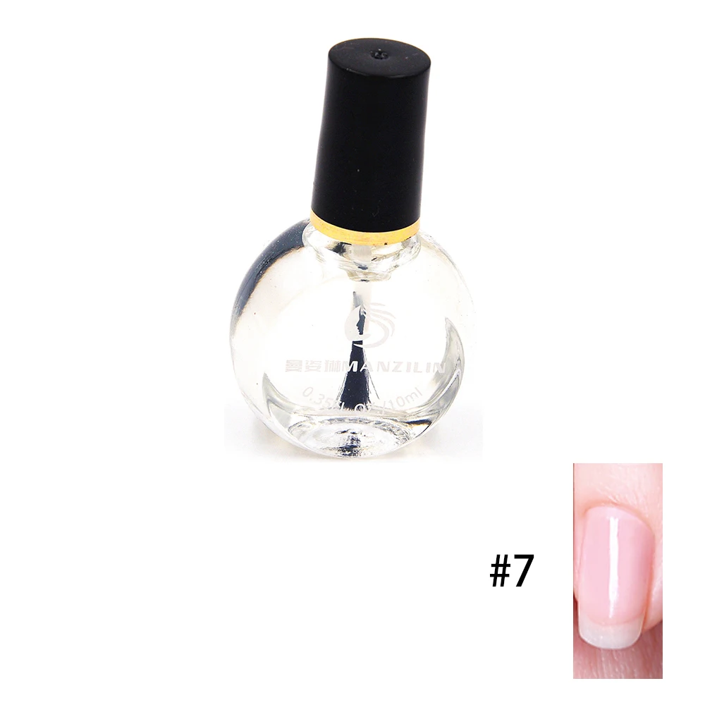 

2019 1 Piece Nail Art Stamping Polish Women DIY Makeup Paint Tool Transparent Color UV Nail Care Lacquer Semi Permanent 10ml #07