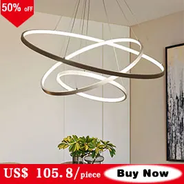 Современная акриловая светодиодная люстра, лампа для столовой, гостиной, акриловая люстра, домашнее освещение, FixtureAC85-260V