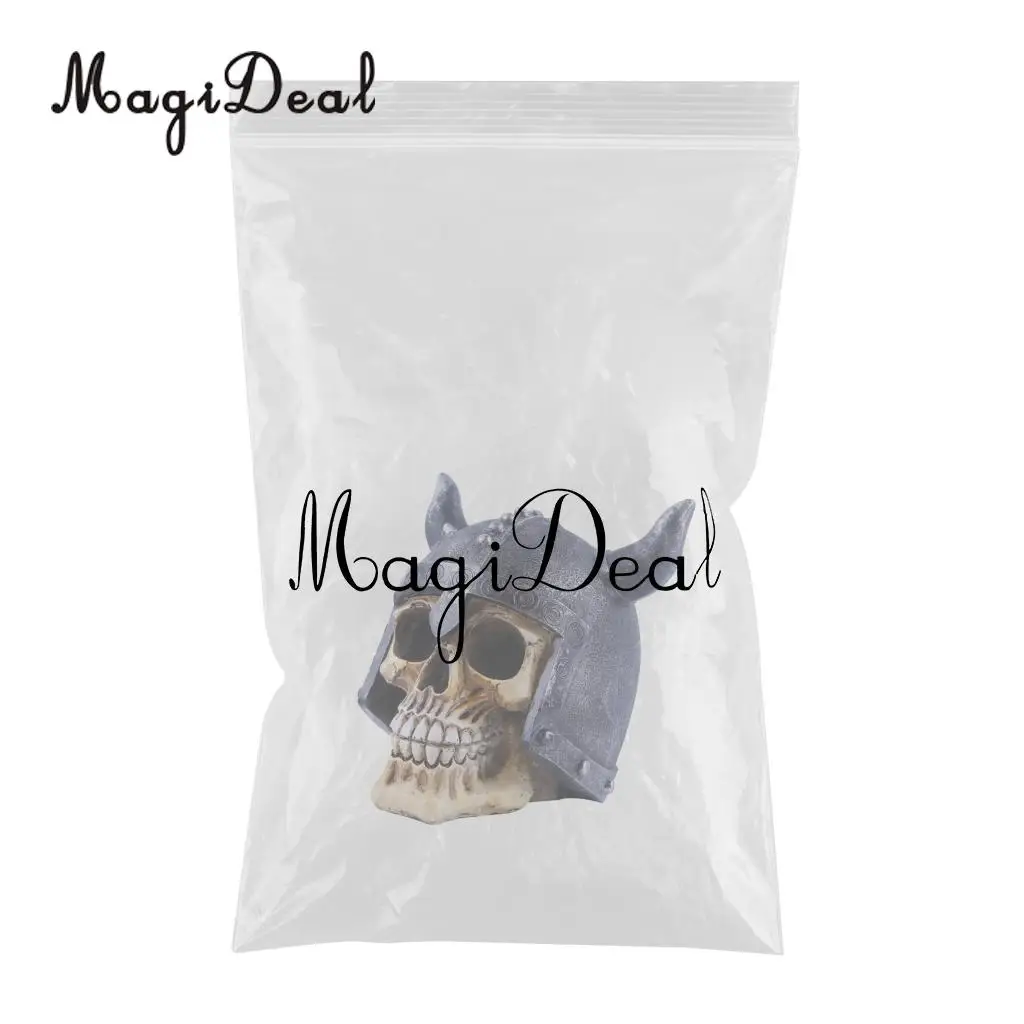 Collectable Resin Human Skull Skeleton Head for Desktop Shelf Display Decoration, 10 Styles