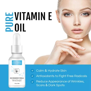 

Vitamin E Essential Liquid Hydrating Smooth Fine Lines Firming Skin Anti-Wrinkles Oil New