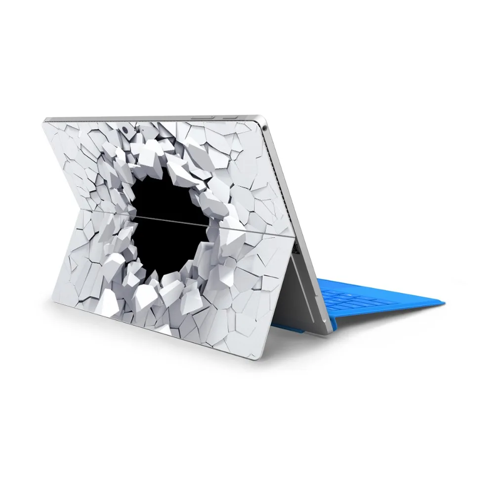 Чехол для ноутбука microsoft Surface Pro 4 Pro 5, цветная задняя крышка, защита от пыли, виниловые наклейки для Surface Pro 6