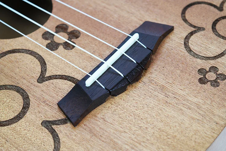 SevenAngel 23 "Укулеле концерт акустическая мини гитара из розового дерева Fretboard Uke 4