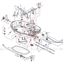Электрический старт основания крышки componets для hidea HDF15, 4-тактный 15HP