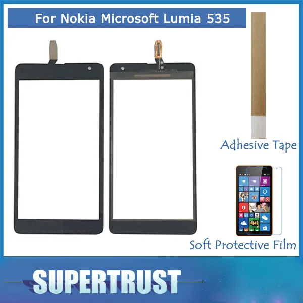 5 &quotдля Nokia Microsoft Lumia 535 N535 CT2S1973 CT2C1607 2S 2C сенсорный экран дигитайзер черный цвет с