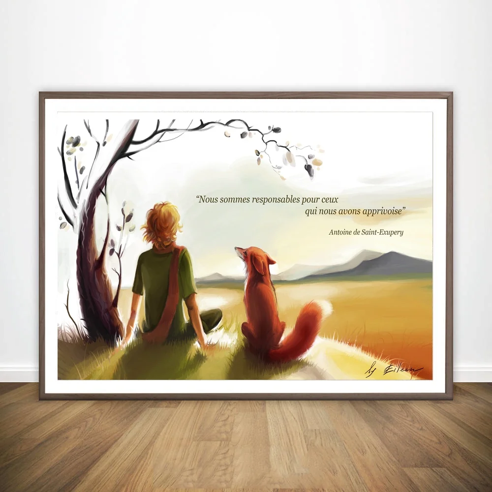 

The Little Prince Movie Wall Art Paint Wall Decor Canvas Prints Canvas Art Poster Oil Paintings No Frame