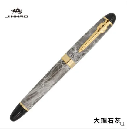 JINHAO X450A металлическая авторучка роскошный 0,5 мм чернильные ручки для каллиграфии для письма школы и офиса принадлежности Caneta - Цвет: D