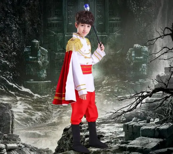 

2019 kids Prince Costume Halloween Cosplay The King Costumes Children's Day Student Clothing Masquerade Butterfly princess Dress