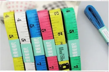 

Free shipping 2019 Practical 200PCS Body Measuring Ruler Sewing Tailor Tape Measure Soft Flat 60Inch 1.5M