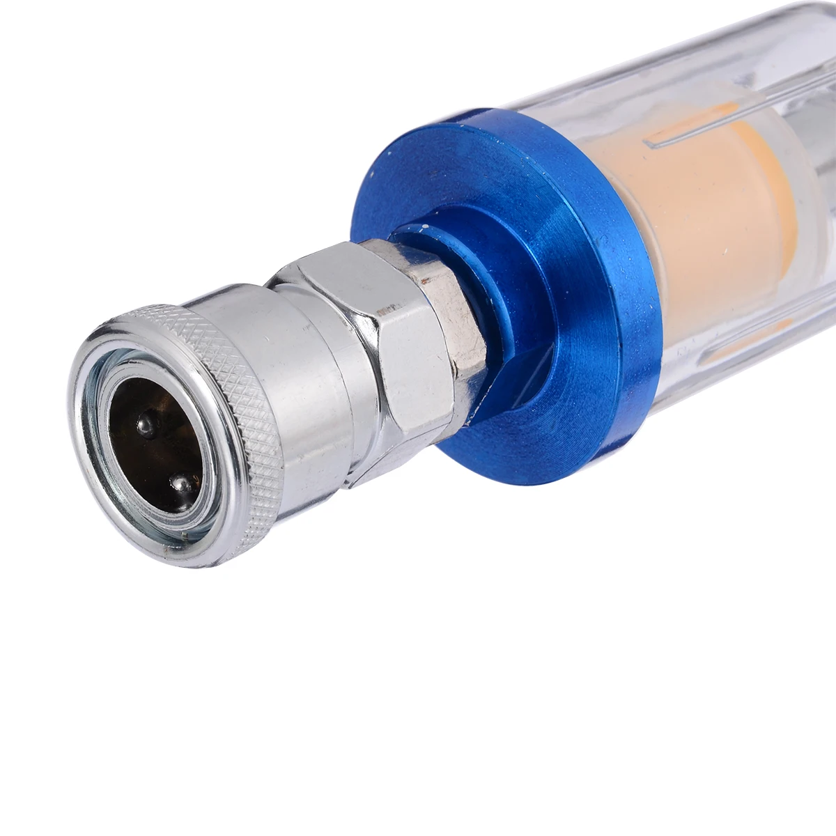 New 1/4" Mini Water Filter Oil Water Separator Air Hose Filter Bowl Moisture Trap For Air Compressor Paintwork Spray Tool Parts