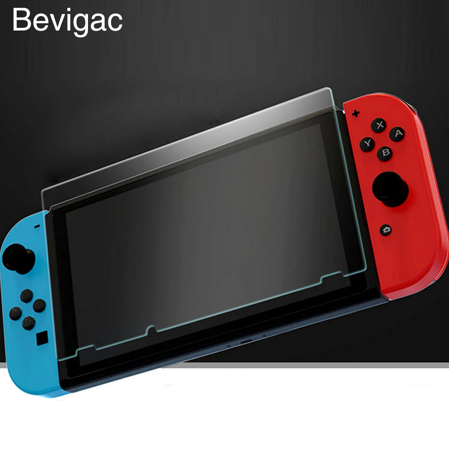 Bevigac 2pcs 0.3mm Thin Anti-Scratch High Definition Tempered Glass Screen Protector Film Cover For Nintendo Nintend Switch NS |