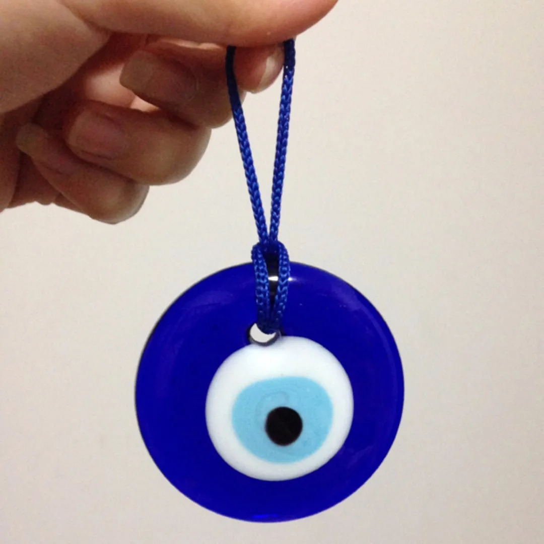JX-LCLYL Turkish Blue Glass Evil Eye Lucky Wall Office Car Amulet Decoration Protection