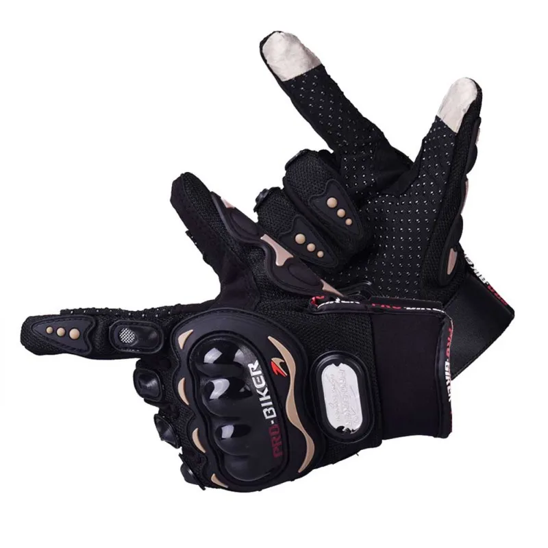 Новые Мотоциклетные Перчатки moto queiro Guantes moto cicleta Luvas de moto, перчатки для велоспорта - Цвет: Черный