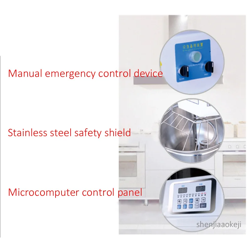 Двухзубчатый серийный смеситель для теста профессиональная разминающая машина микрокомпьютер панель управления мука разминающая машина 380 В