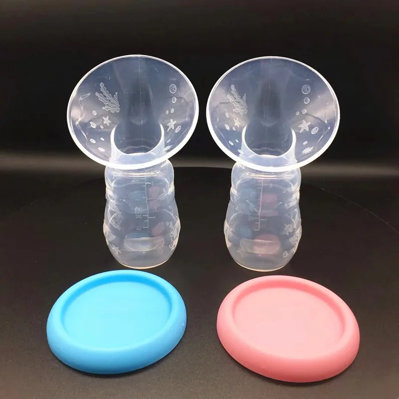 Baby Feeding Milk Collect Bottle Manual Breast Pump For Women Silicone Manual Breast Pumps Simple Milk Collector Machine