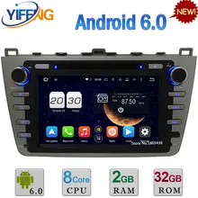 8 «Android 6.0 2 ГБ RAM 32 ГБ ROM Окта Ядро PX5 4 Г WI-FI DAB + автомобильный DVD Мультимедиа Gps-радио Плеер Для Mazda 6 Ruiyi 2008-2012