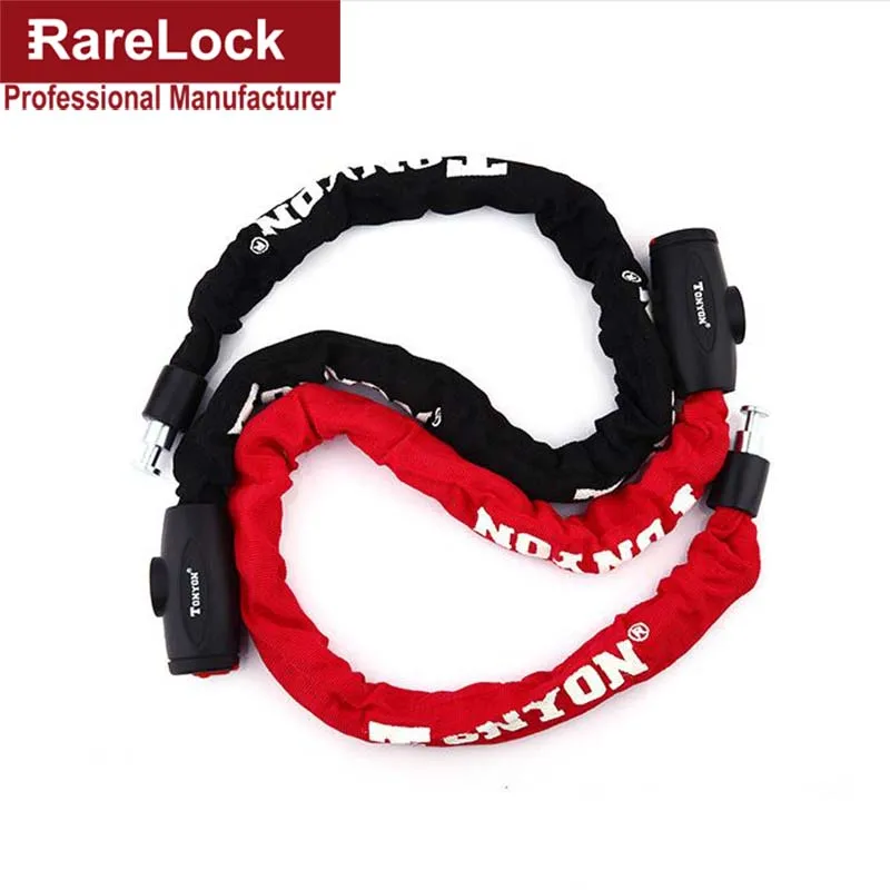 

Rarelock ZS38 Chain Lock for Home Gate Bicycle Motorcycle Car Skateboard Truck Barn Anti-theft Cycling Padlock DIY a
