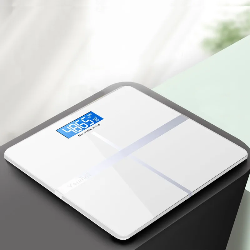 Дешево Bluetooth весы напольные весы для тела, весы для ванной комнаты, умные весы с подсветкой, электронные весы с определением жира в организме, вода, ...