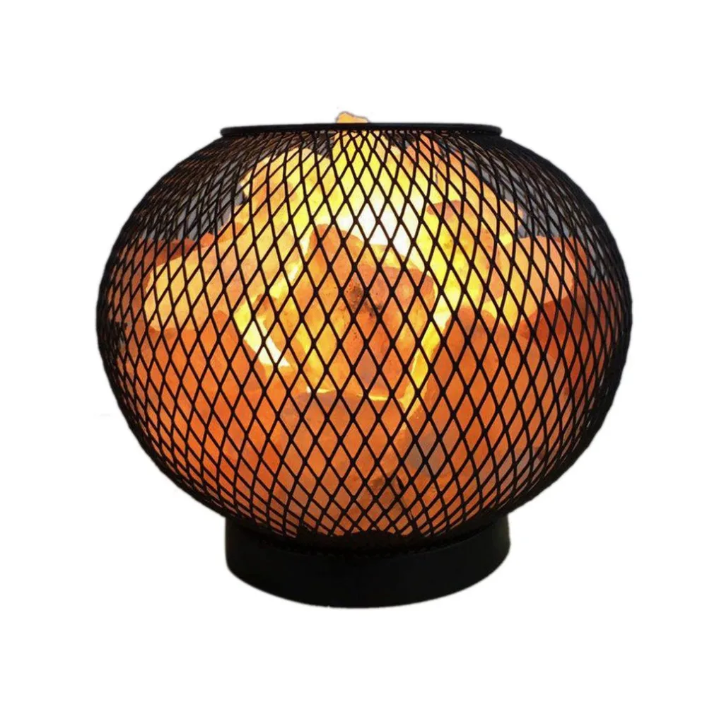 

Himalayan Crystal Rock Salt Lamp LED Bedroom Night Light Air Purifier Bedside Atmosphere Lamp with Built-in Battery Case
