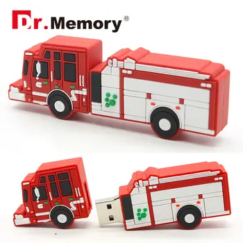 

Mini Fire Engine Car Toy USB Flash Drive Fire Truck Memory Stick 4G 8G 16G 32G 64G High Speed Pen Drive U Flash Disk Best Gift