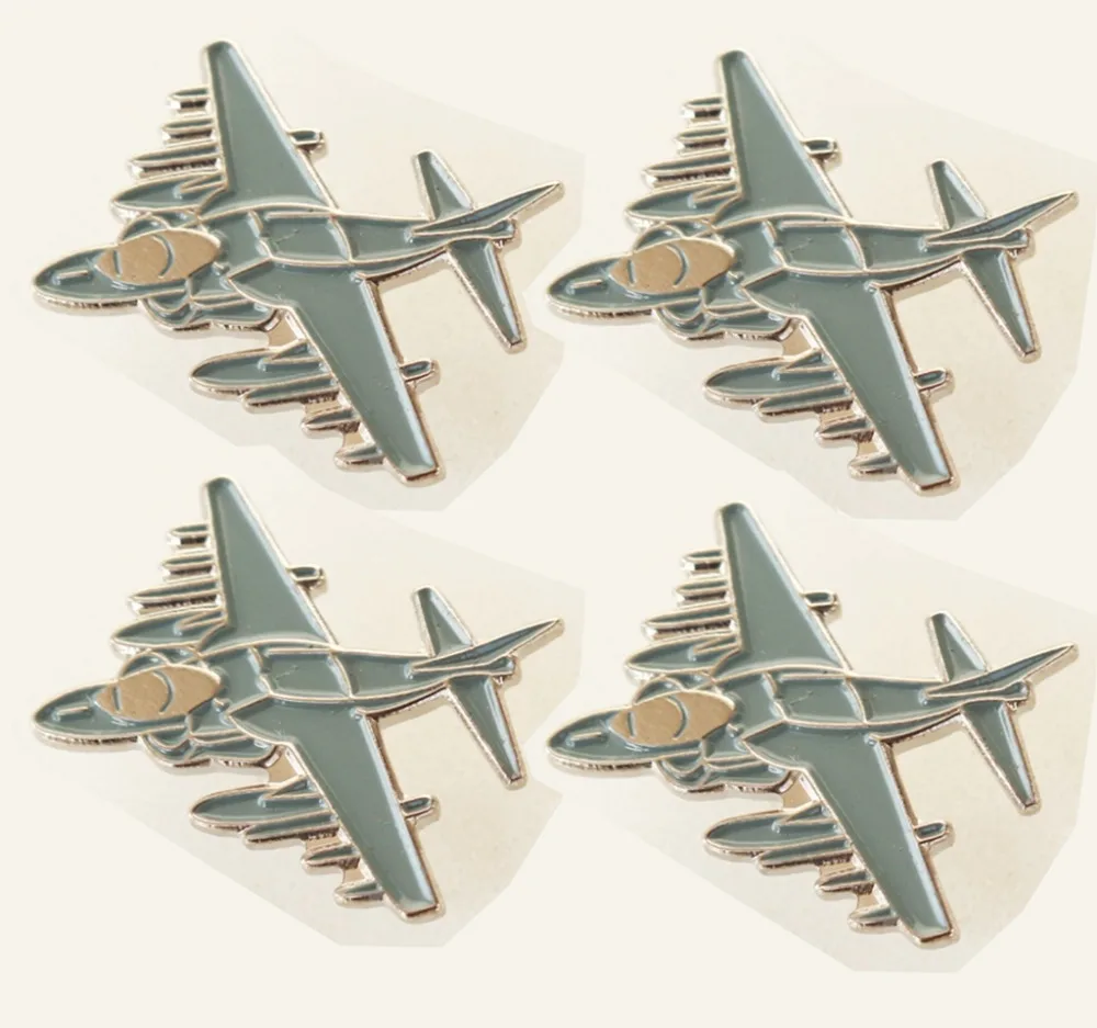 Брошь на лацкан в виде самолета 2 5x 375 см 5 шт. | Украшения и аксессуары