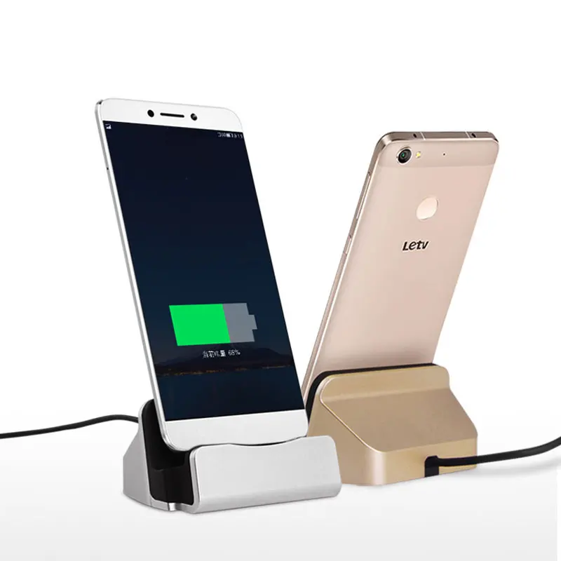 

Phone Holder with Type-C USB Cable for Samsung Galaxy S8 S9 Plus Note 8 Huawei P9 P10 Lite Xiaomi Mi A1 Desktop Charging Stand