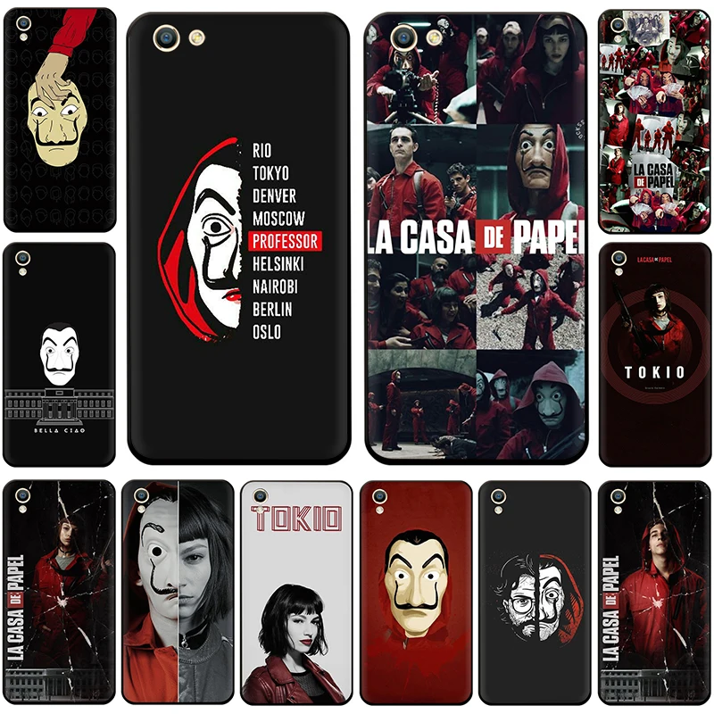 

La Casa de Papel Silicone phone case for OPPO R17 R15 F11 Pro R11 R9 S A77 A73 A83 A7 A37 A59 A5