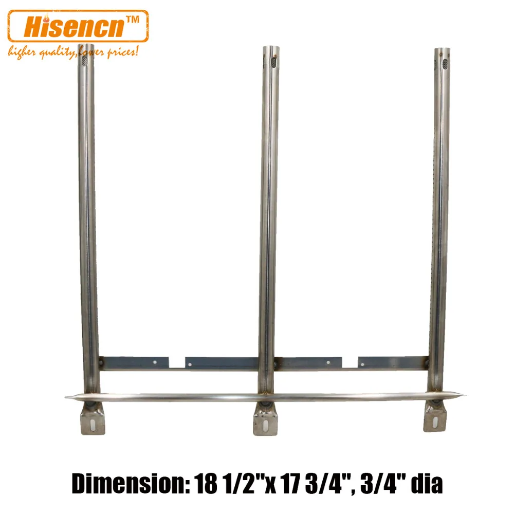 

Hisencn 18.1 inch 1pcs BBQ Parts Barbecue Grill Burners Replacement for Sonoma CGR27, CGR27LP, CGR30, CGR30-LP And Others Models