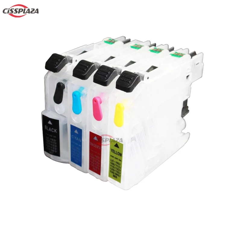 how do you install ink into brother lc 201 lc203 printer