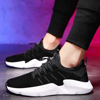 

2018 Men's Top Brand Luxury Fashion Casual Shoes Suede Breathable Sneakers Sport Footwear Male Adult Leisure Chaussures Hommes