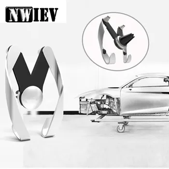 

NWIEV Auto air conditioning outlet mobile phone Holders M-type For Acura Chevrolet Cruze Aveo Peugeot 307 Seat Leon Mazda 3 6