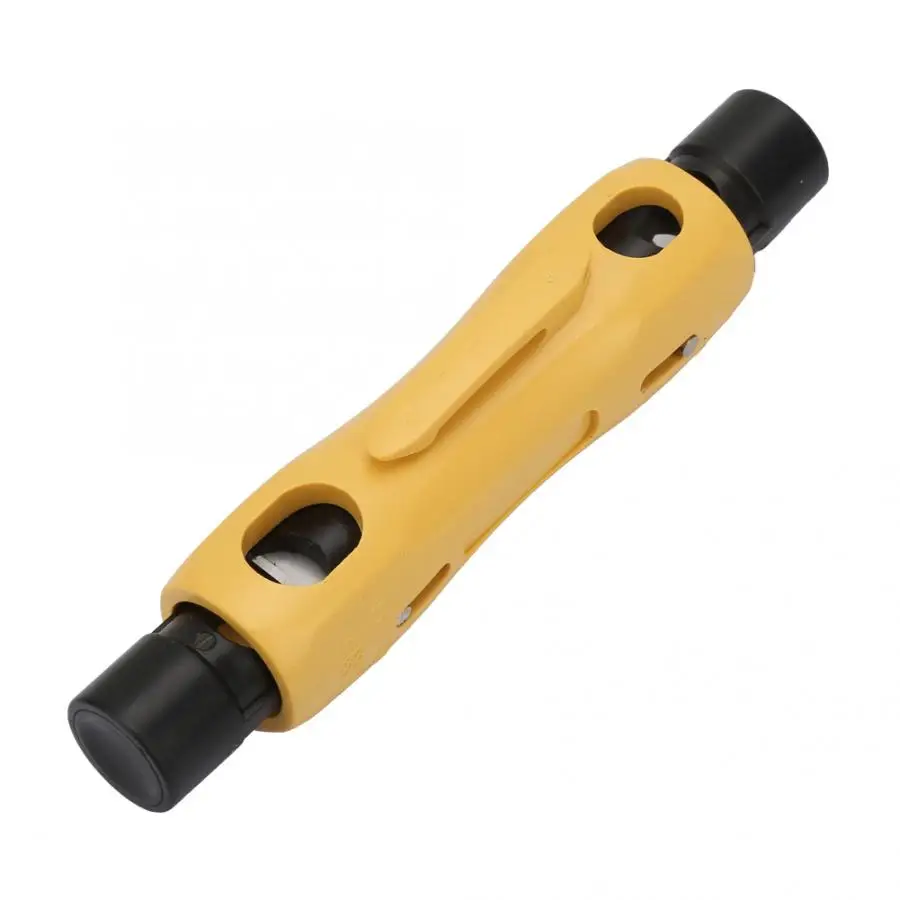 

HLT-323 Wire Stripping Pliers RG59/6/7/11 Coaxial Cable Stripper Pen Cutter Tool for Cable TV Audio and Video