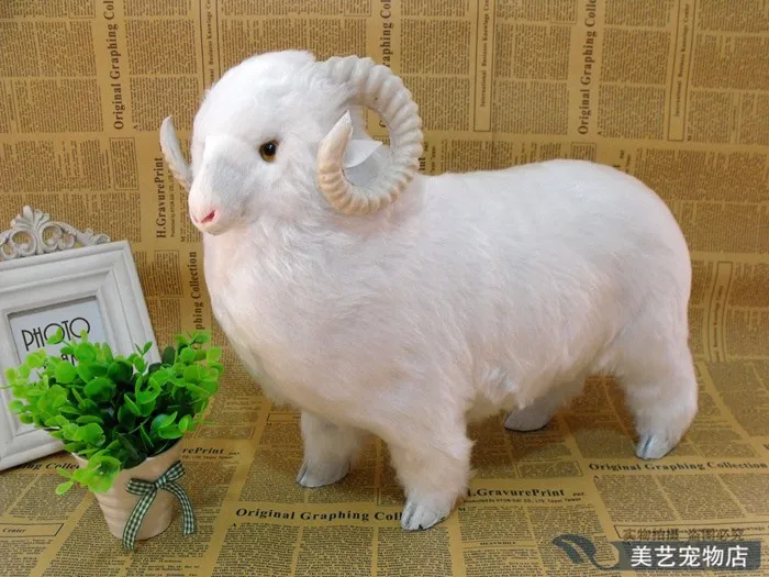 

simulation sheep model,polyethylene&fur 40x15x30 cm handicraft toy decoration Xmas gift b3824