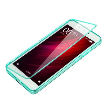 

xiaomi redmi note4 case High quality 100% transparent material Flip TPU Back cover For xiaomi redmi note4 note 4 Phone Bag cases