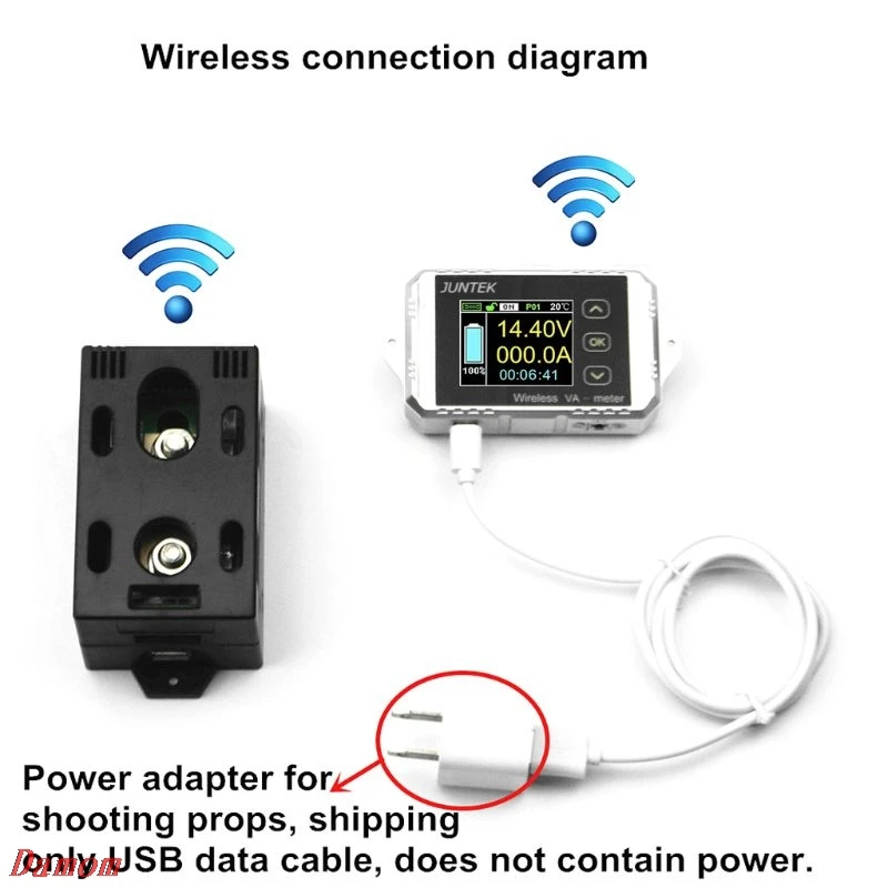 Kopen DC 120V 50A ~ 300A Draadloze Ampèremeter Voltage KWh Watt Meter Auto Batterij Coulombmeter 2019 NIEUWE