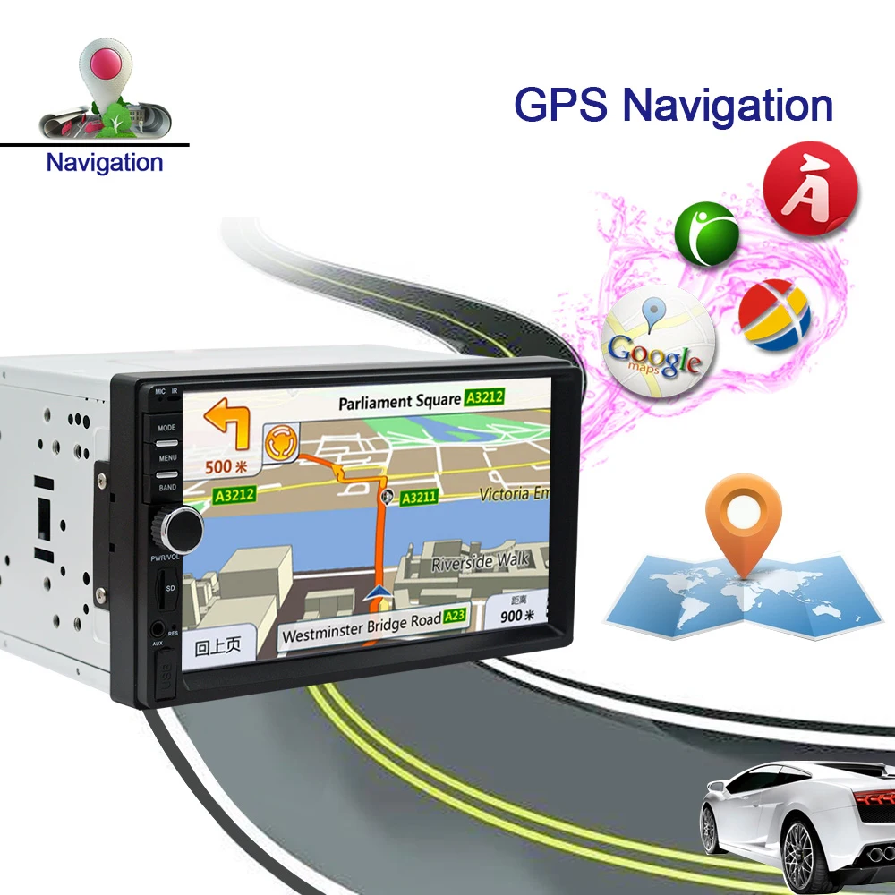 Best 7" Android 8.0 Quad Core 2G+16G Universal Double 2 Din Car Audio Stereo GPS Navigation Car Radio Kits Car Multimedia RDS no dvd 14 Best 7" Android 8.0 Quad Core 2G+16G Universal Double 2 Din Car Audio Stereo GPS Navigation Car Radio Kits Car Multimedia RDS no dvd 14