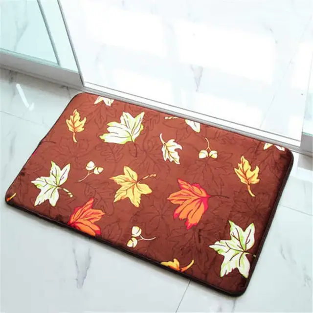 New Machine Wash Thicker Non-slip Bedroom Kitchen Bathroom Luxury Home Bath Living Room Mat 40X60cm 5 Patterns for Choice #6272