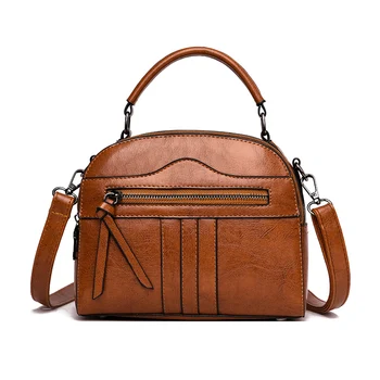 

2019 spring new arrival women's bag retro pu leather handbag ladies handbags fashion small bag shoulder bags drop shopping