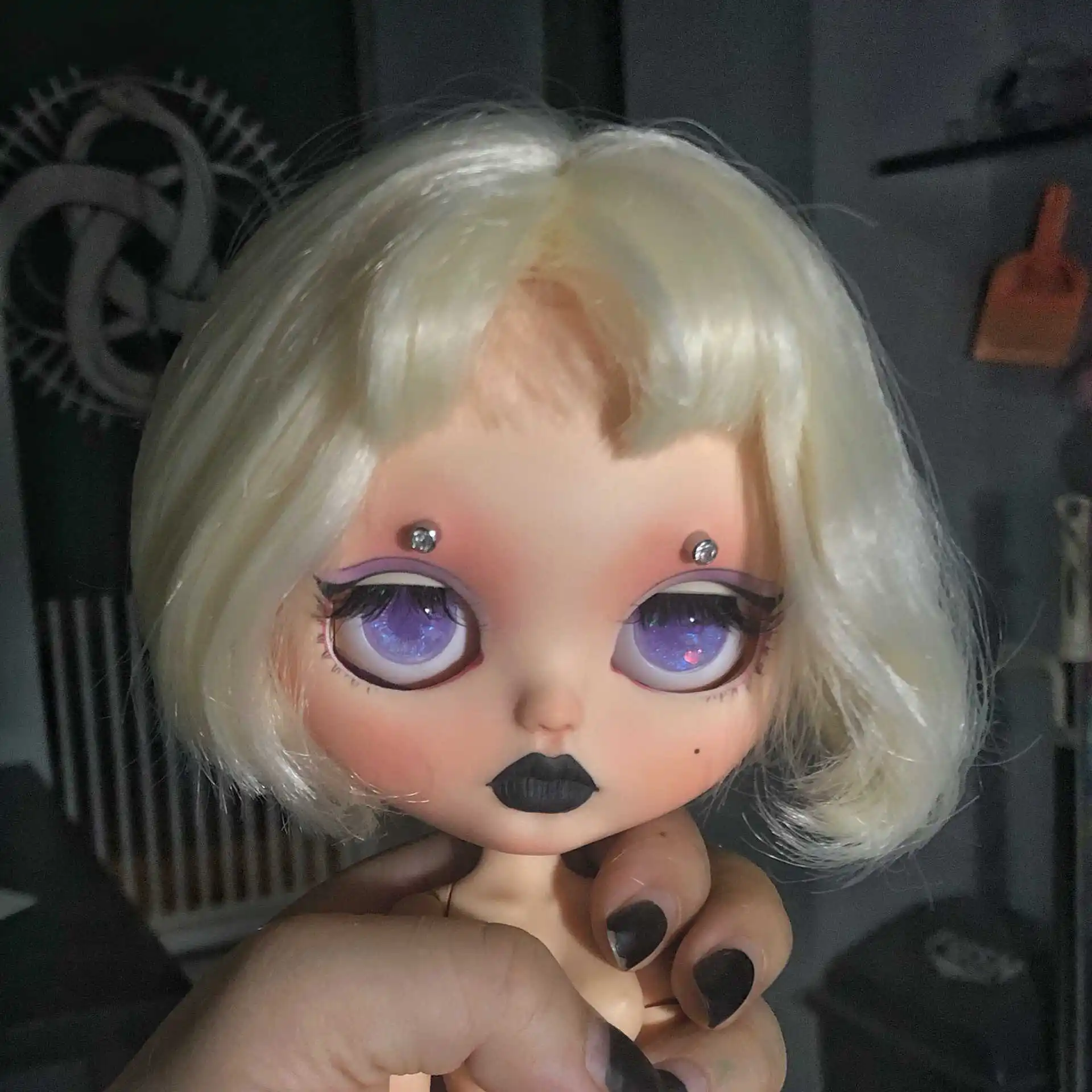 Кастомизация кукла шарнир тело Обнаженная blyth кукла для девочек Обнаженная кукла-5