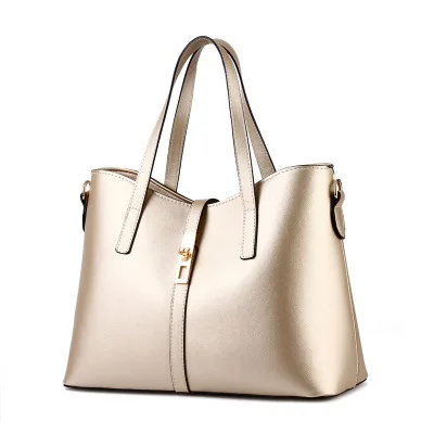 Женская дизайнерская сумка, новая мода, повседневные женские сумки, роскошная сумка через плечо, высокое качество, искусственная кожа, бренд, корейский стиль, большая ВМЕСТИТЕЛЬНОСТЬ - Цвет: Золотой
