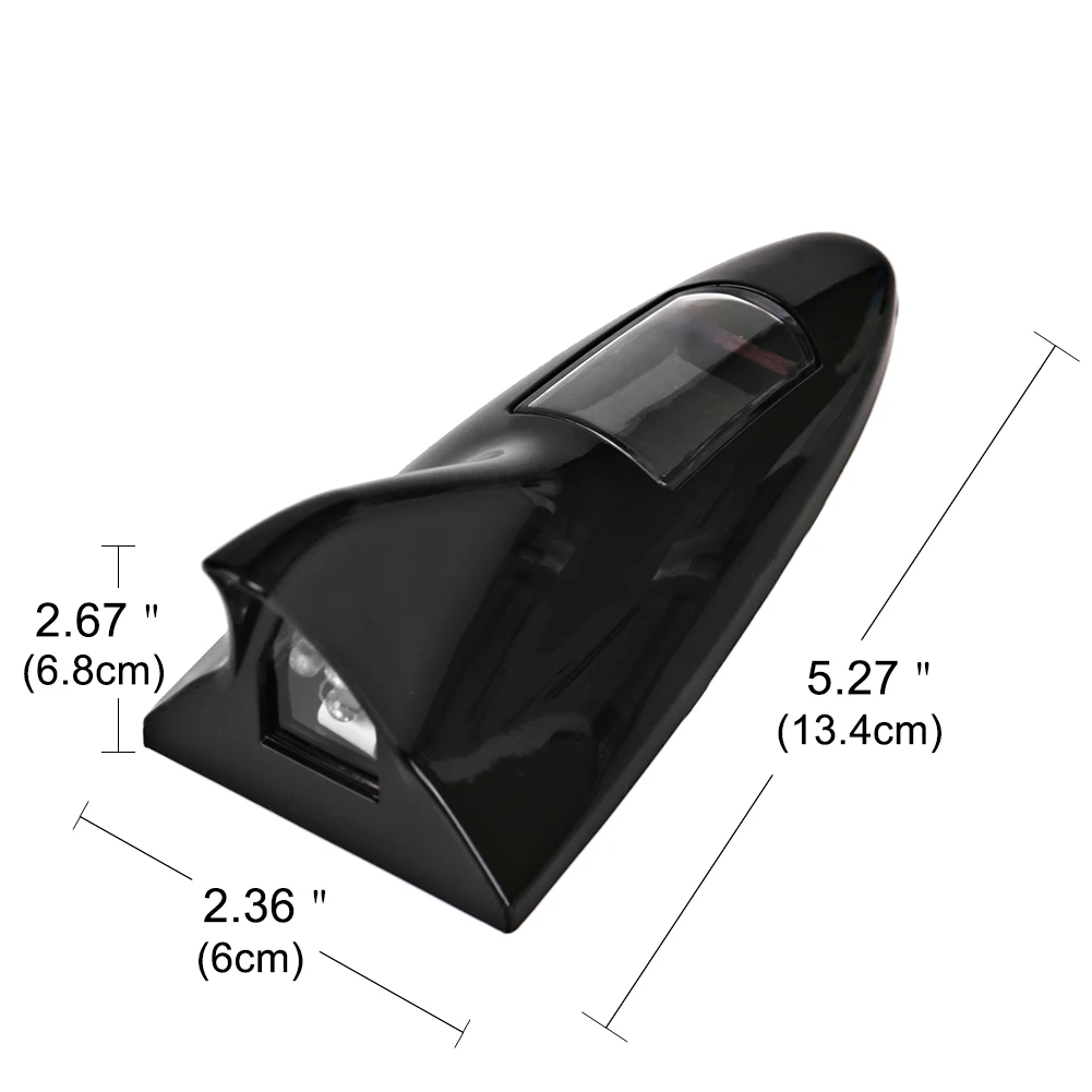 Универсальная автомобильная антенна плавник акулы 8 светодиодов|antena coche|antenna fincar