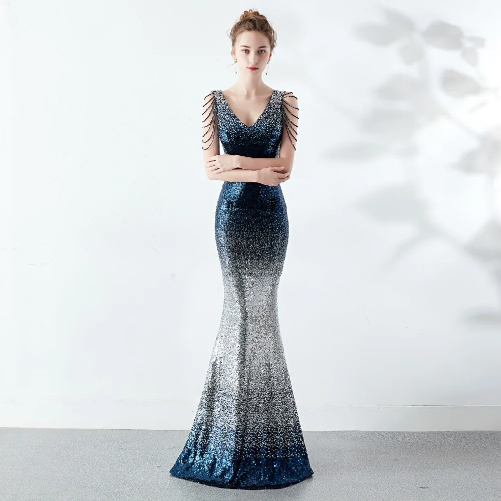 Summer Dress Party long crystal diamond rhinestone dress sexy slim women party dress annual meeting host party club wear (19)