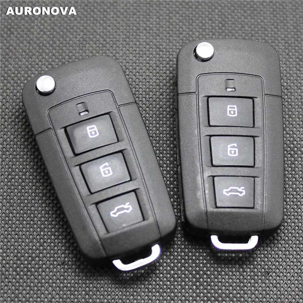 Auronva новый обновленный складной чехол для ключа Hyundai Sonata NF 3 кнопки дистанционного