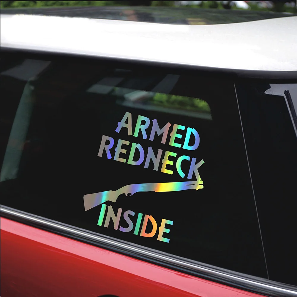 Automotive I Love Rednecks Decal Car Sticker Truck Decal