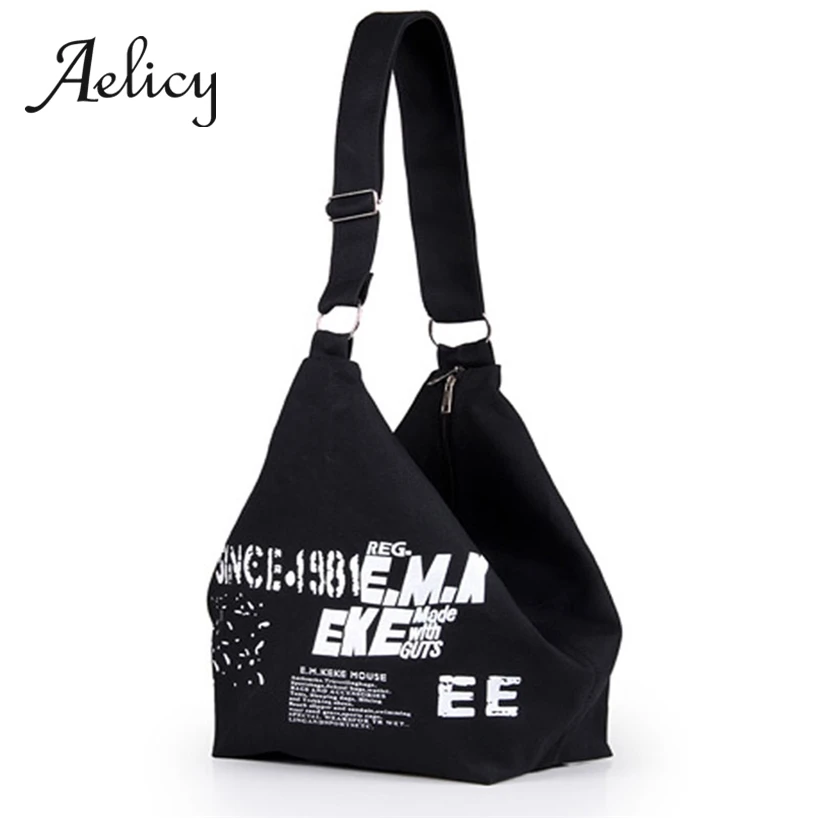 

Aelicy Large Capacity Travel Handbag Women Fashion Canvas Letter Tote Bag Sachel Ladies Casual Adjustable Shoulder Bags Big