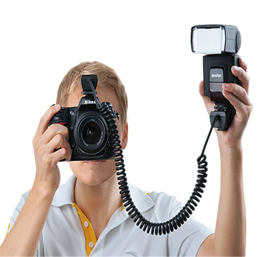 GODOX Flash Sync Cord Cable TL N TTL Off Camera For Nikon D810 D800