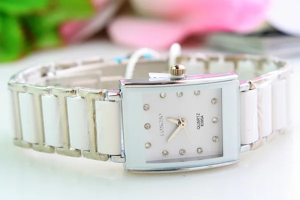 

Luxury Longbo Brand Good Quality 30M Waterproof Brief Business watch Women's quartz Gift watch Ceramic Dress watch