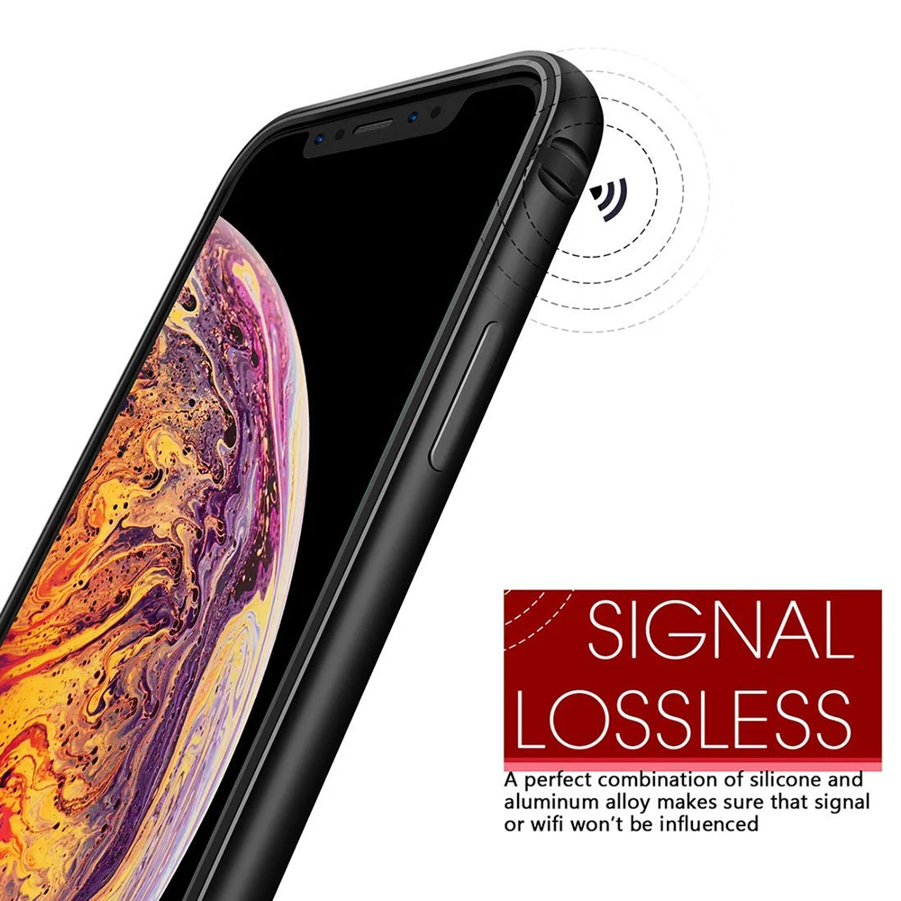 Ascromy чехол для Iphone 8 7 6 6s Plus X Алюминиевый ТПУ Гибридный противоударный бампер 11 Pro